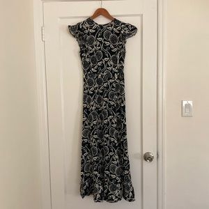 NWT Madewell x Christy Dawn Quinn Ruffled Midi Dress